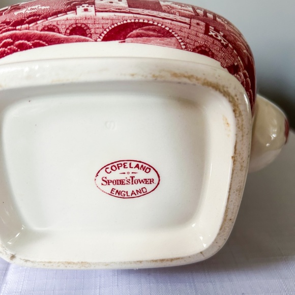 Copeland Spode's Tower China Coffee Pot with Lid - Older Backstamp - Picture 10 of 10